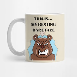 This is My Resting Bare Face Funny Shirt Mug